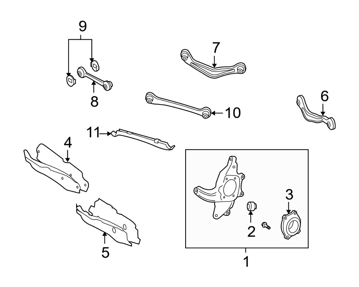 Mercedes Torque Arm - Rear 2213500706